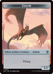 Golem (0013) // Nalaar Aetherjet Double-Sided Token [Aetherdrift Tokens] | Gam3 Escape