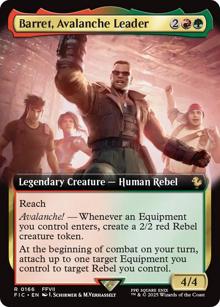 Barret, Avalanche Leader (Extended Art) [FINAL FANTASY Commander] | Gam3 Escape