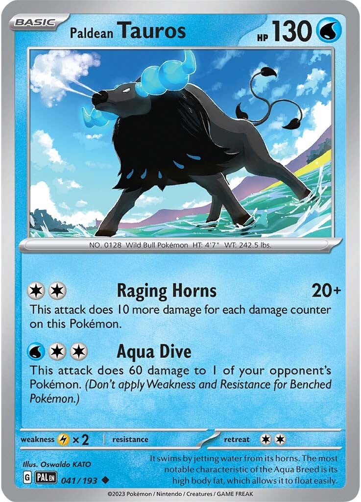 Paldean Tauros (041/193) [Scarlet & Violet: Paldea Evolved] | Gam3 Escape