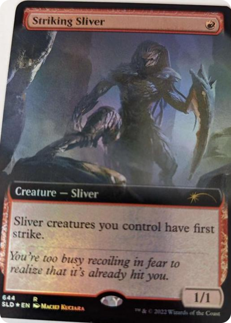 Striking Sliver (Extended Art) [Secret Lair Drop Series] | Gam3 Escape