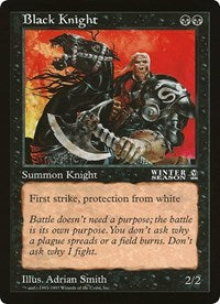 Black Knight (Oversized) [Oversize Cards] | Gam3 Escape