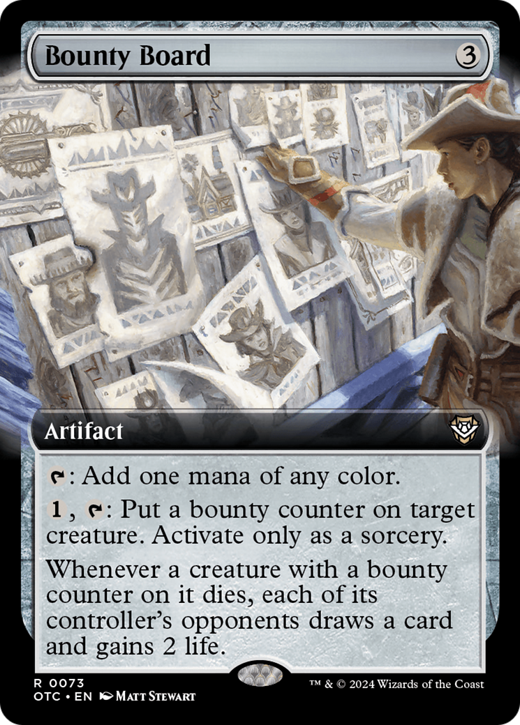 Bounty Board (Extended Art) [Outlaws of Thunder Junction Commander] | Gam3 Escape