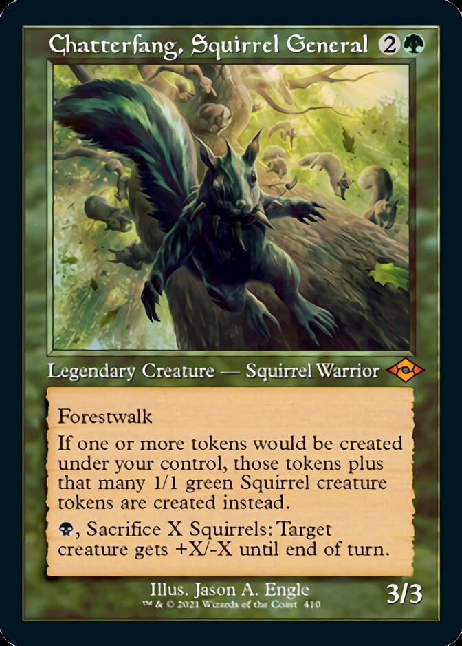 Chatterfang, Squirrel General (Retro Foil Etched) [Modern Horizons 2] | Gam3 Escape