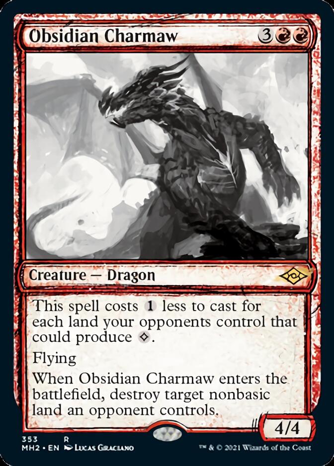 Obsidian Charmaw (Sketch) [Modern Horizons 2] | Gam3 Escape