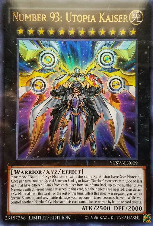 Number 93: Utopia Kaiser [YCSW-EN009] Ultra Rare | Gam3 Escape