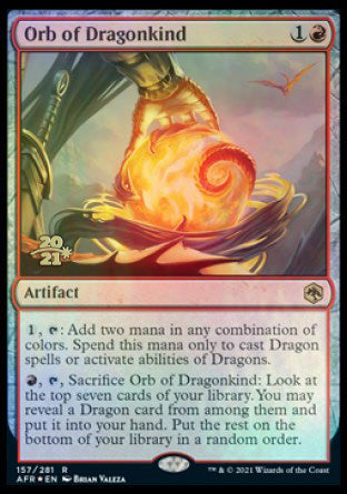 Orb of Dragonkind [Dungeons & Dragons: Adventures in the Forgotten Realms Prerelease Promos] | Gam3 Escape