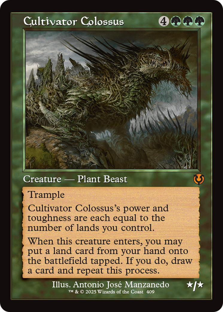 Cultivator Colossus (Retro Frame) [Innistrad Remastered] | Gam3 Escape