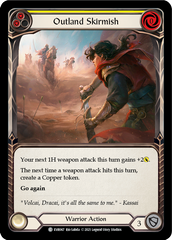 Outland Skirmish (Yellow) [EVR067] (Everfest)  1st Edition Rainbow Foil | Gam3 Escape