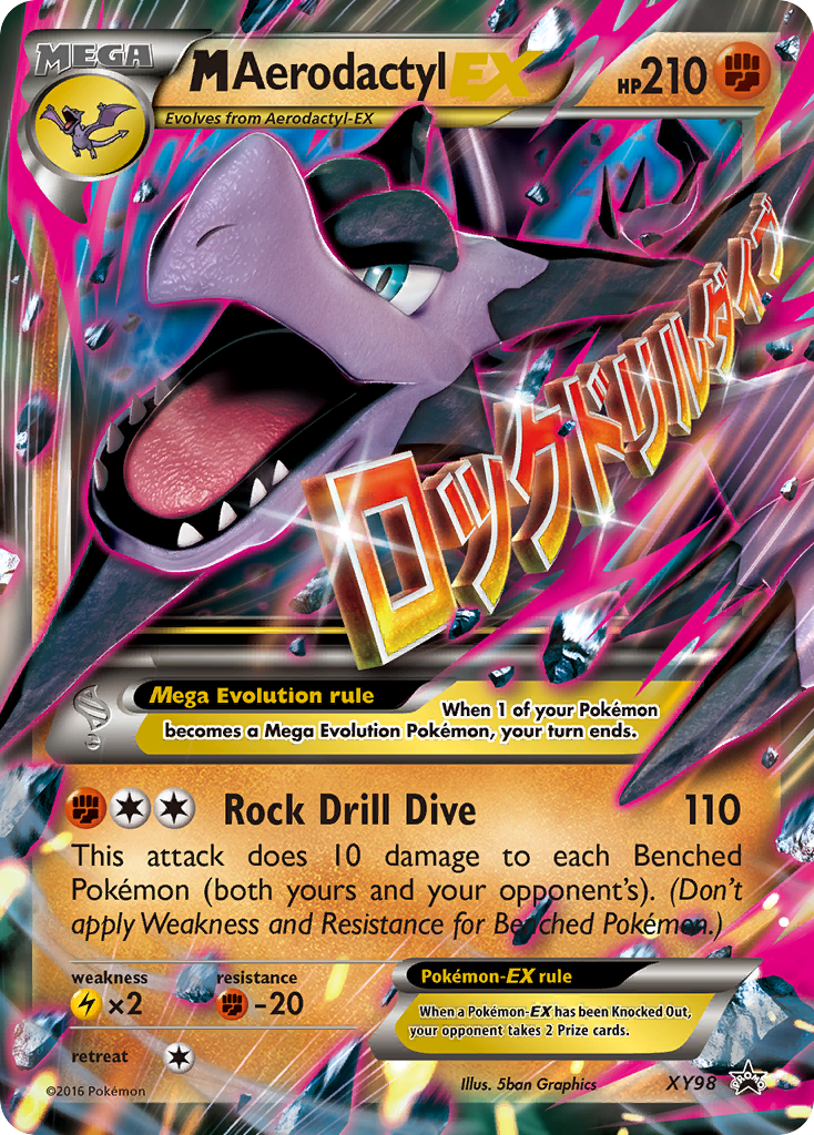 M Aerodactyl EX (XY98) [XY: Black Star Promos] | Gam3 Escape