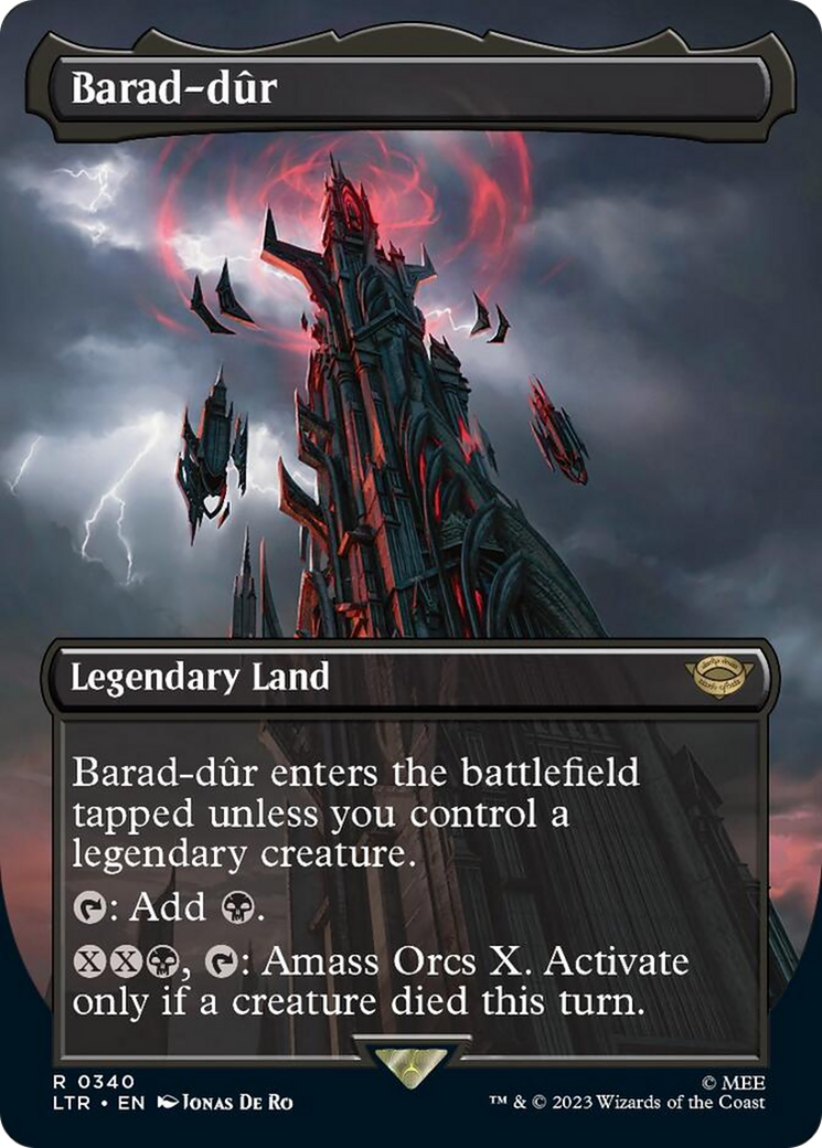 Barad-dur (Borderless Alternate Art) (340) [The Lord of the Rings: Tales of Middle-Earth] | Gam3 Escape