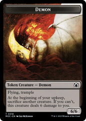 Angel (3) // Demon Double-Sided Token [March of the Machine Commander Tokens] | Gam3 Escape