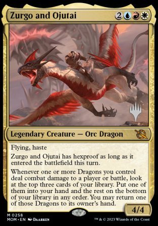 Zurgo and Ojutai (Promo Pack) [March of the Machine Promos] | Gam3 Escape