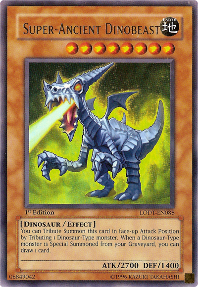 Super-Ancient Dinobeast [LODT-EN088] Ultra Rare | Gam3 Escape