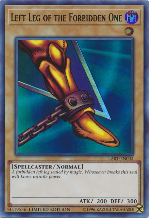 Left Leg of the Forbidden One [LART-EN003] Ultra Rare | Gam3 Escape