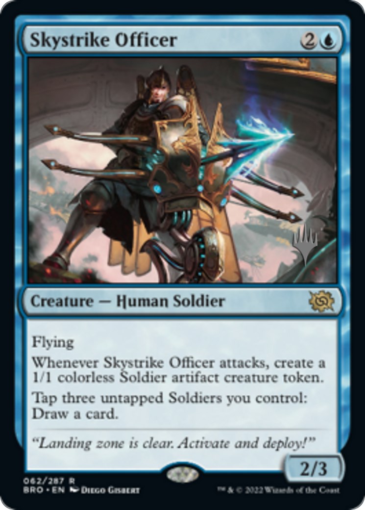 Skystrike Officer (Promo Pack) [The Brothers' War Promos] | Gam3 Escape