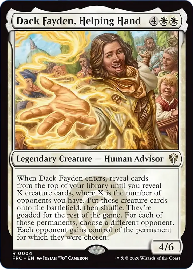 Dack Fayden, Helping Hand [Reality Fracture Commander] | Gam3 Escape