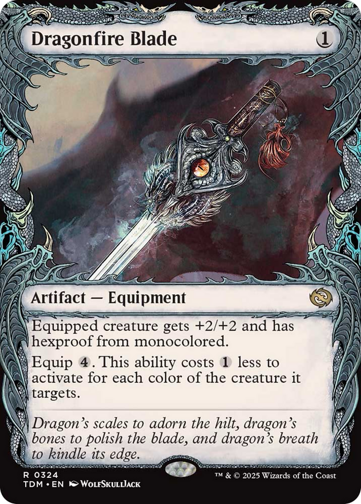 Dragonfire Blade (Showcase) [Tarkir: Dragonstorm] | Gam3 Escape