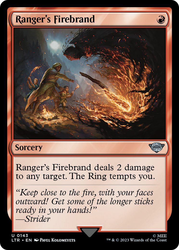 Ranger's Firebrand [The Lord of the Rings: Tales of Middle-Earth] | Gam3 Escape