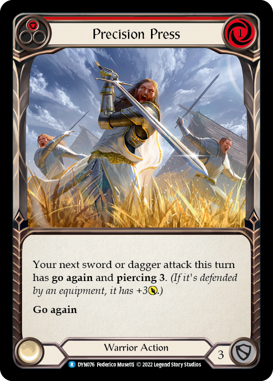 Precision Press (Red) [DYN076] (Dynasty) | Gam3 Escape