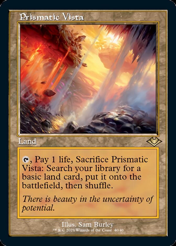 Prismatic Vista (Retro Foil Etched) [Modern Horizons] | Gam3 Escape