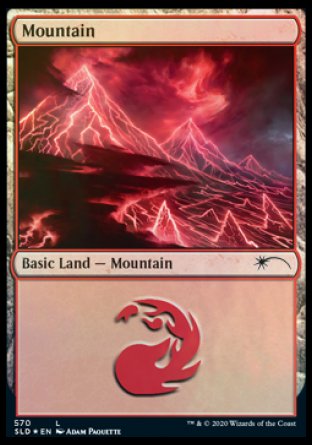 Mountain (Lightning) (570) [Secret Lair Drop Promos] | Gam3 Escape