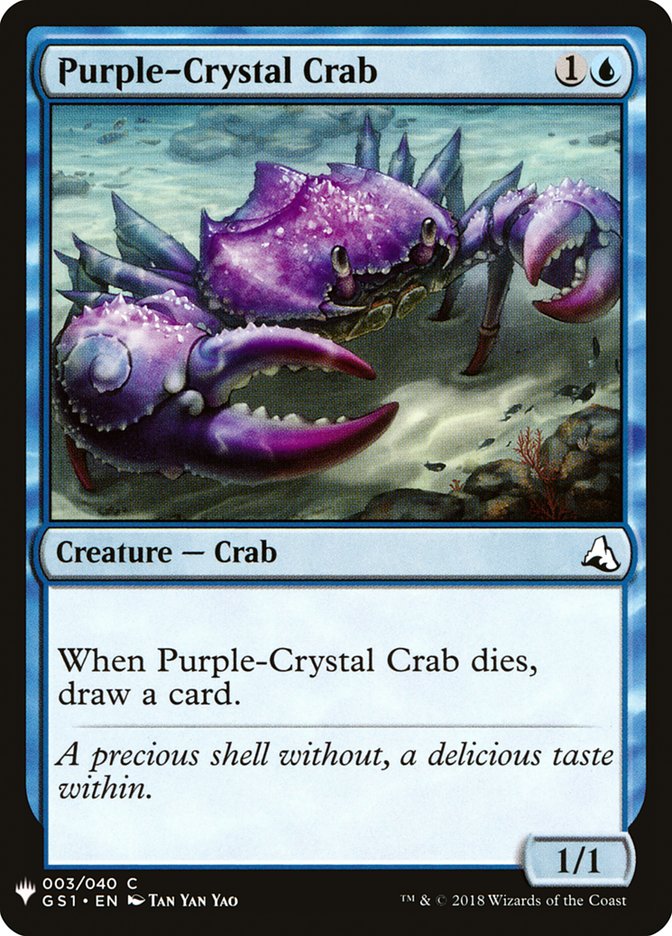 Purple-Crystal Crab [Mystery Booster] | Gam3 Escape