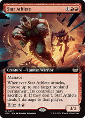 Star Athlete (Extended Art) [Duskmourn: House of Horror Commander] | Gam3 Escape