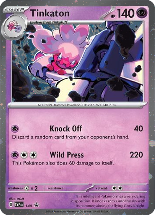 Tinkaton (SVP140) (Cosmos Holo) [SV: Scarlet & Violet Promo Cards] | Gam3 Escape