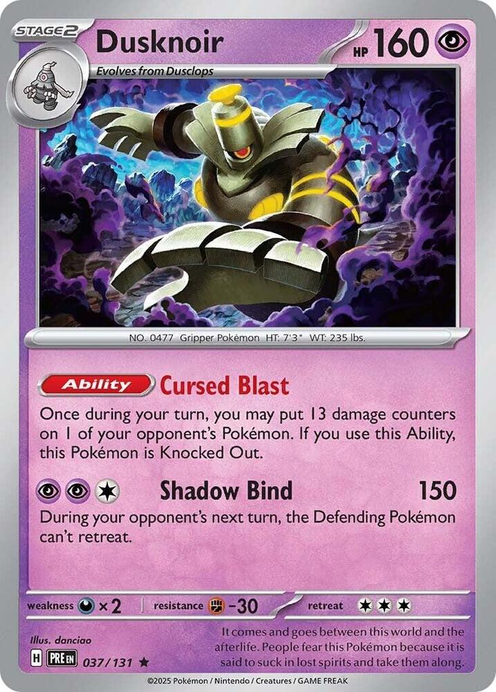 Dusknoir (037/131) [Scarlet & Violet: Prismatic Evolutions] | Gam3 Escape