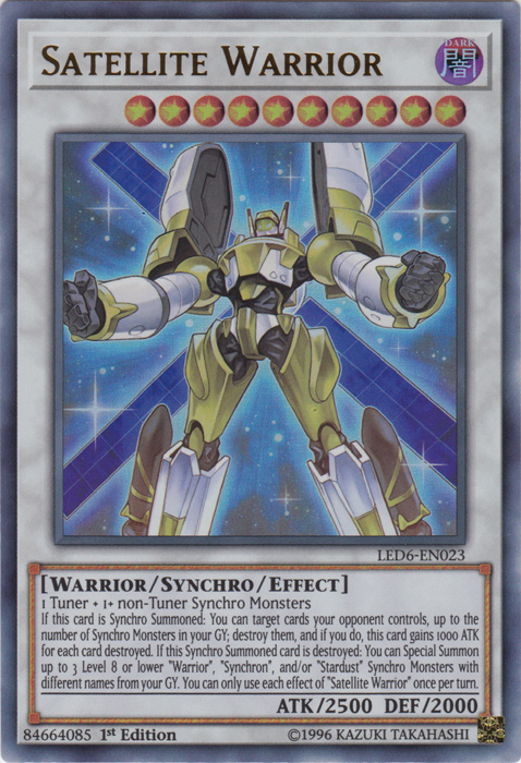 Satellite Warrior [LED6-EN023] Ultra Rare | Gam3 Escape