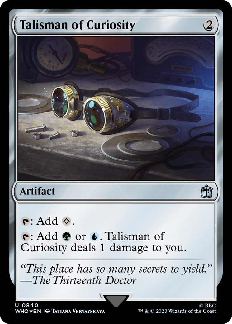 Talisman of Curiosity (Surge Foil) [Doctor Who] | Gam3 Escape