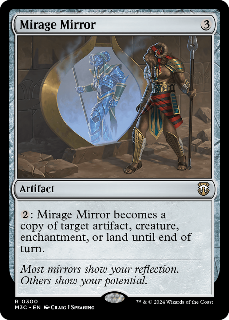 Mirage Mirror (Ripple Foil) [Modern Horizons 3 Commander] | Gam3 Escape