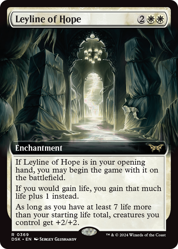 Leyline of Hope (Extended Art) [Duskmourn: House of Horror] | Gam3 Escape