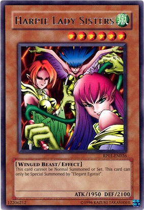 Harpie Lady Sisters [RP01-EN026] Rare | Gam3 Escape