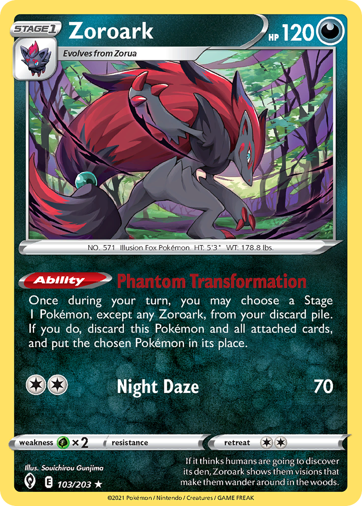 Zoroark (103/203) (Theme Deck Exclusive) [Sword & Shield: Evolving Skies] | Gam3 Escape