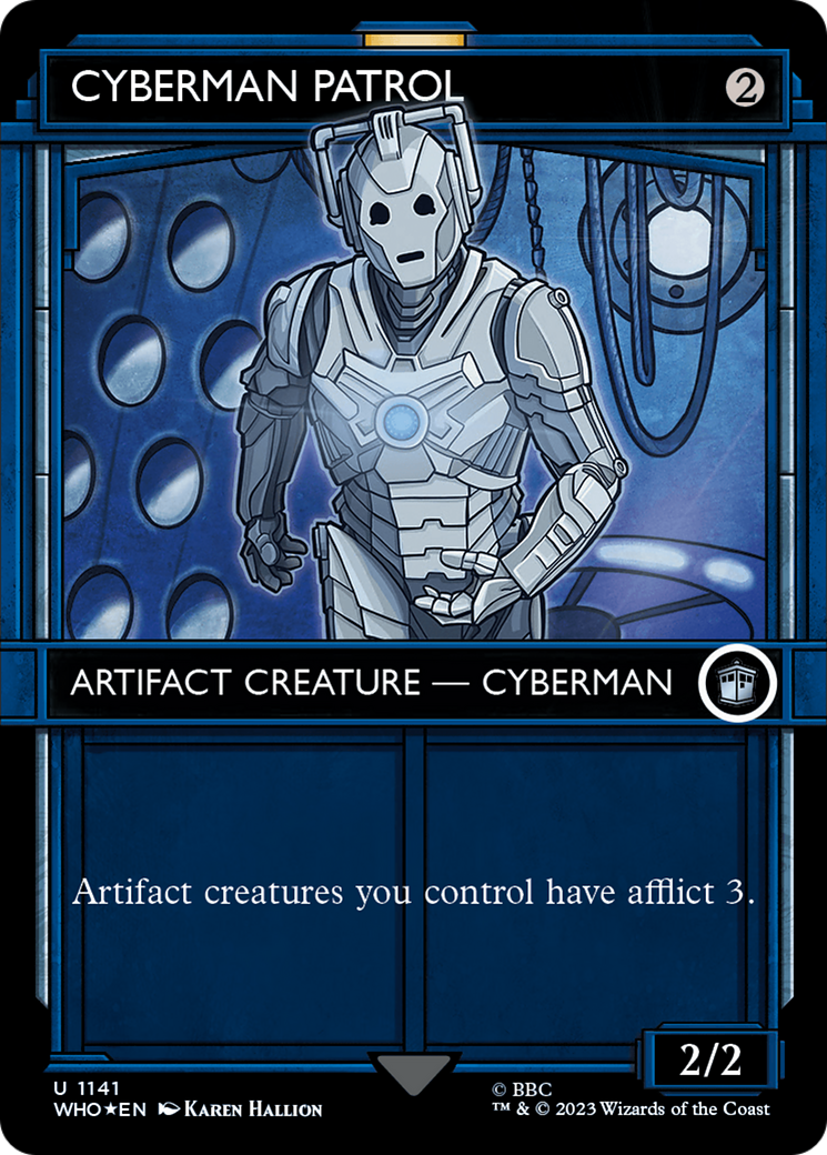 Cyberman Patrol (Showcase) (Surge Foil) [Doctor Who] | Gam3 Escape