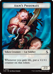 Ajani's Pridemate // Ajani Resolute Double-Sided Token [Reality Fracture Tokens] | Gam3 Escape
