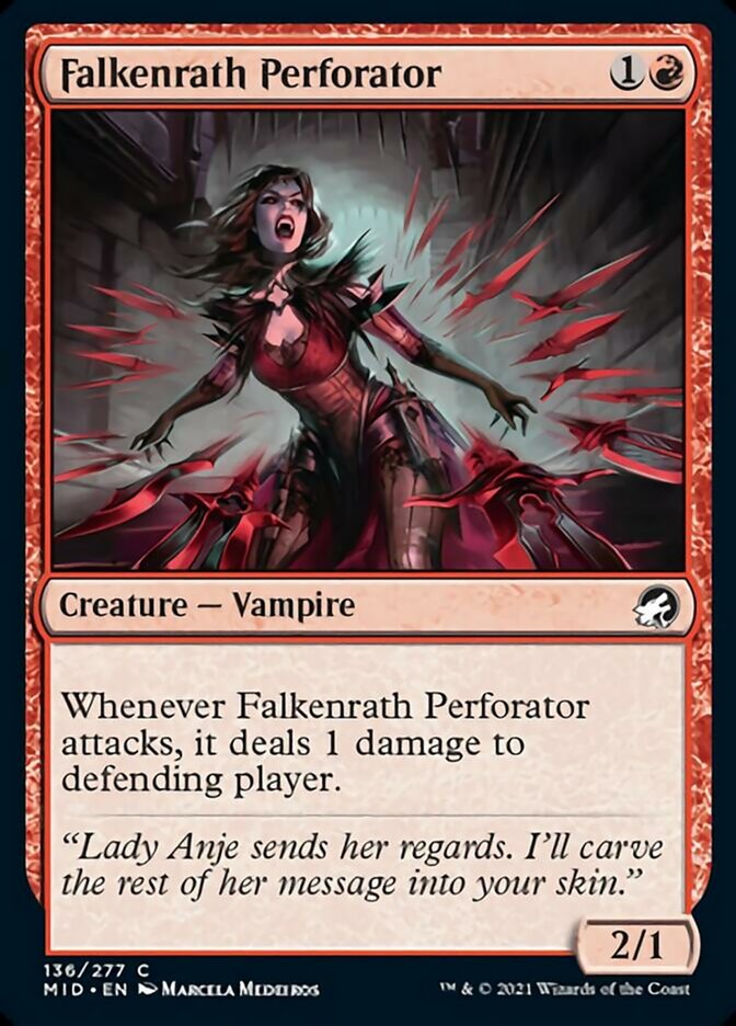 Falkenrath Perforator [Innistrad: Midnight Hunt] | Gam3 Escape