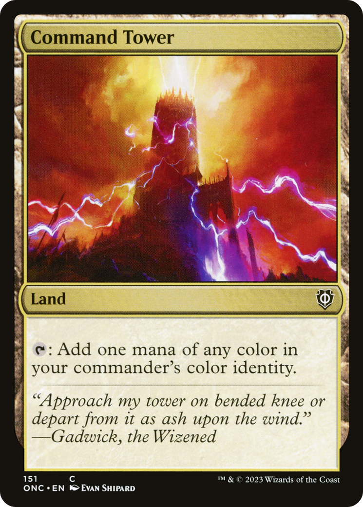 Command Tower [Phyrexia: All Will Be One Commander] | Gam3 Escape