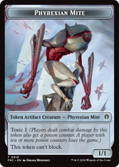 Citizen // Phyrexian Mite Double-Sided Token [Reality Fracture Commander Tokens] | Gam3 Escape