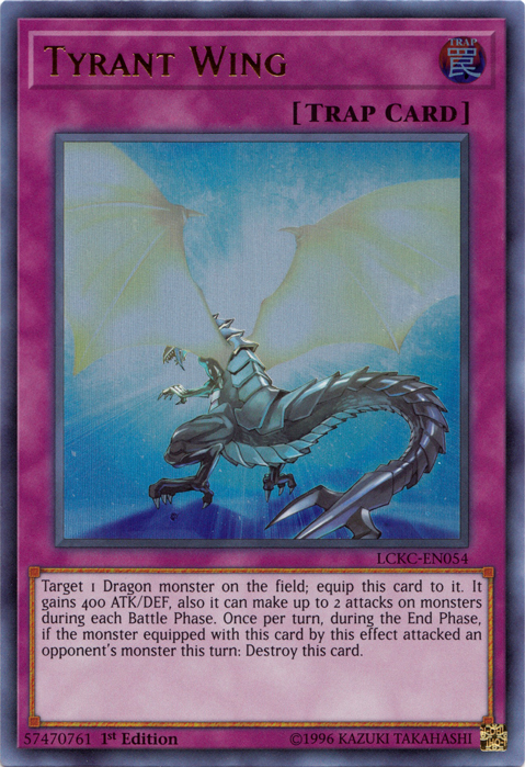 Tyrant Wing [LCKC-EN054] Ultra Rare | Gam3 Escape
