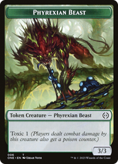 Phyrexian Beast Token [Phyrexia: All Will Be One Tokens] | Gam3 Escape