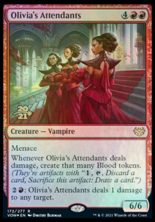 Olivia's Attendants [Innistrad: Crimson Vow Prerelease Promos] | Gam3 Escape