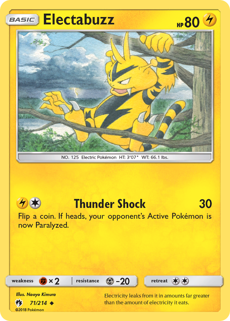 Electabuzz (71/214) [Sun & Moon: Lost Thunder] | Gam3 Escape