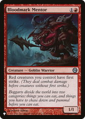 Bloodmark Mentor [The List Reprints] | Gam3 Escape