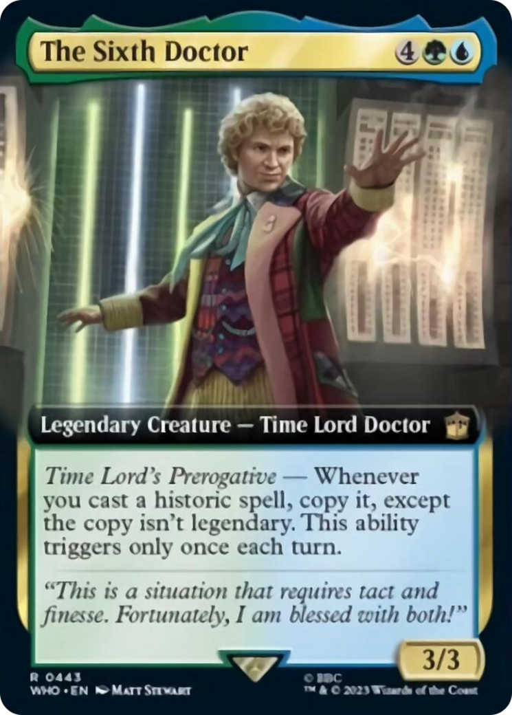 The Sixth Doctor (Extended Art) [Doctor Who] | Gam3 Escape