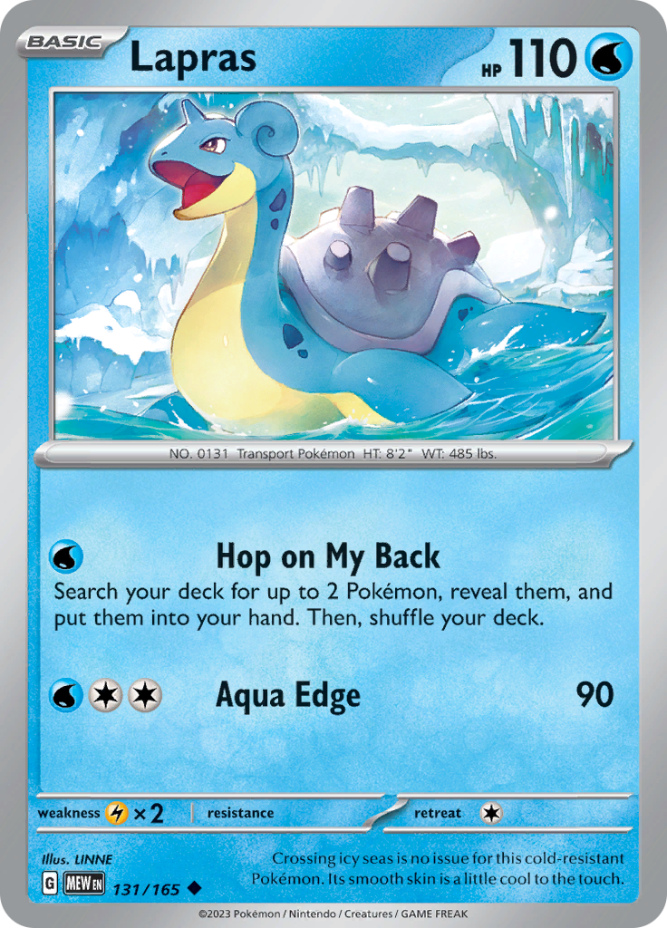 Lapras (131/165) [Scarlet & Violet 151] | Gam3 Escape