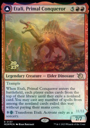 Etali, Primal Conqueror // Etali, Primal Sickness [March of the Machine Prerelease Promos] | Gam3 Escape