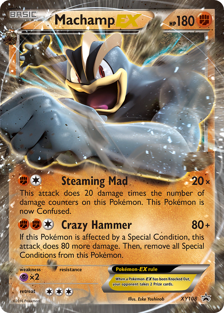 Machamp EX (XY108) [XY: Black Star Promos] | Gam3 Escape