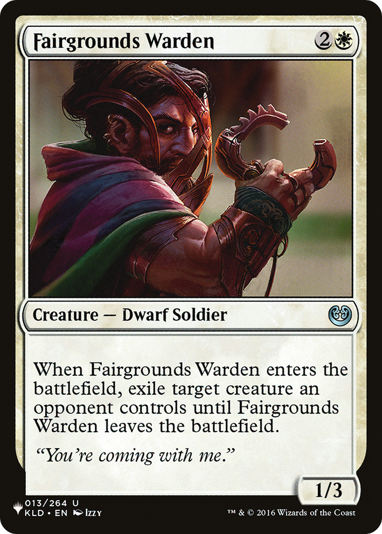 Fairgrounds Warden [The List Reprints] | Gam3 Escape